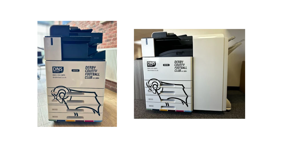 Derby County Football Club branded Xerox Altalink C8200